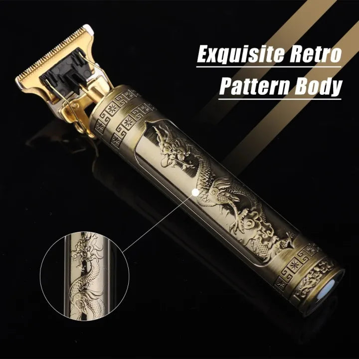 T9 Vintage Hair Trimmer For Men | T9 Rechargeable Shaver Machine For Men | Professional Hair Trimming Machine | Hair Trimmer and Shaver For Boys (Metal Body)